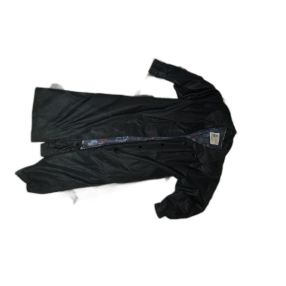 SALE!! Beautiful 6 Petite London Fog 3/4 sleeve Zip out lining Black-Rose Lining - Picture 8 of 10